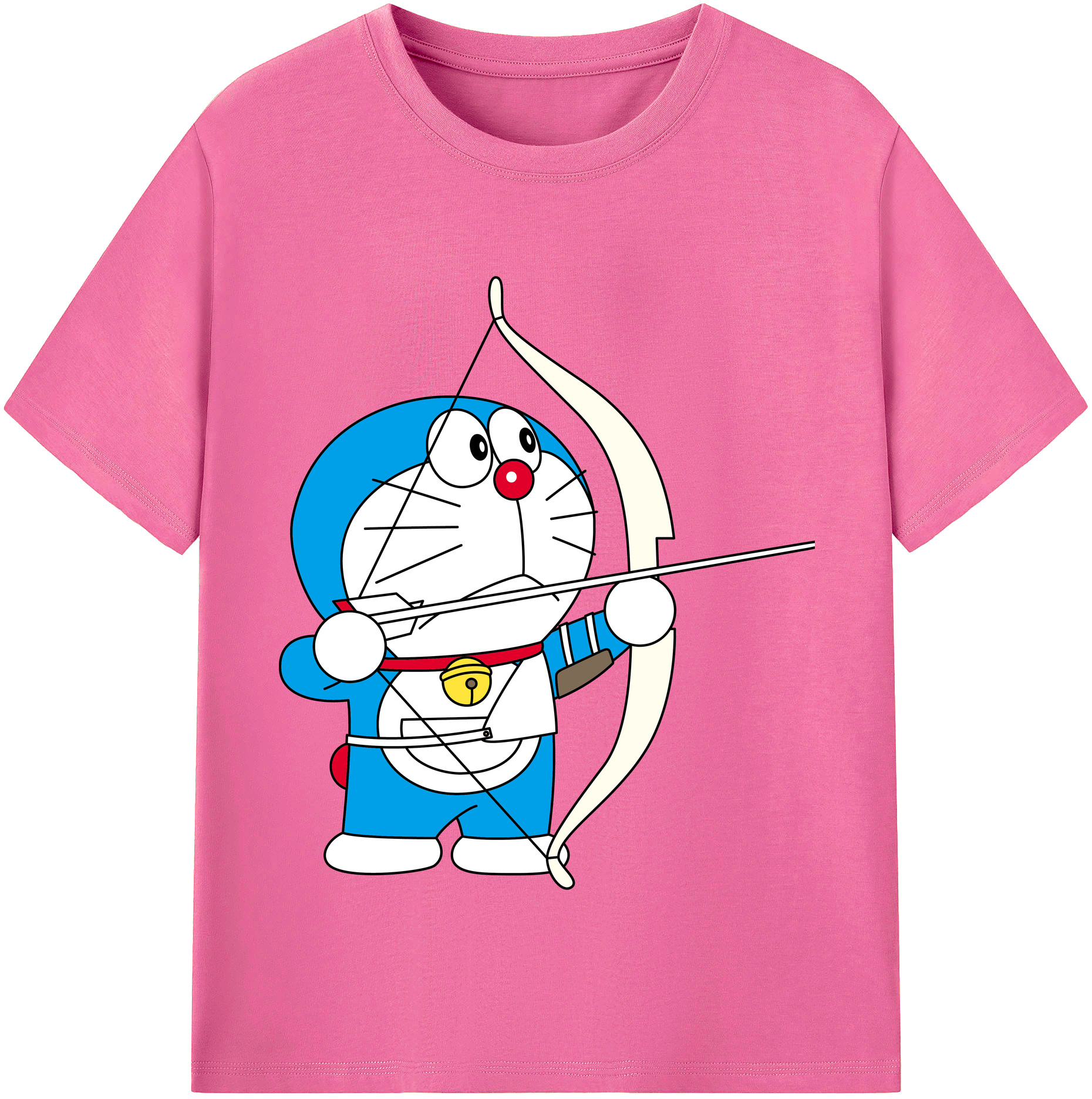 （画像用） ドラえもん Doraemon レディースカジュアルプリントTシャツ（綿100％）